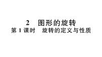 北师大版八年级下册2 图形的旋转习题ppt课件