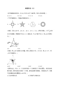 人教版八年级数学上册 寒假作业（5）