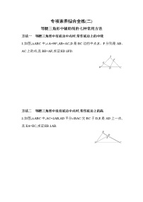 人教版八年级数学上册 专项素养综合全练(二)（含答案解析）