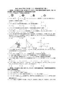 苏州市2022-2023学年八年级（上）期末数学复习卷二