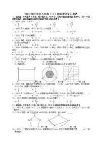 苏州市2022-2023学年九年级（上）期末数学复习卷四