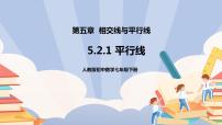 初中数学人教版七年级下册5.2.1 平行线教学ppt课件