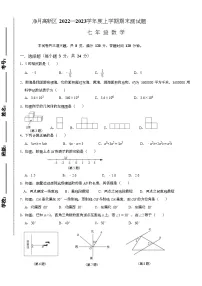吉林省长春市净月区2022—2023学年上学期七年级期末数学试题