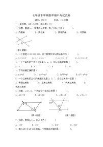 北师大版七年级数学下册期中考试模拟卷05