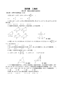 2023年中考数学一轮复习三角形专题《第七节 相似三角形（含位似）》专练（通用版）