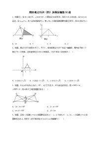 八年级数学上册期末难点特训（四）选填压轴题50道