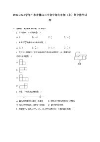 2022-2023学年广东省佛山三中初中部七年级（上）期中数学试卷(解析版)