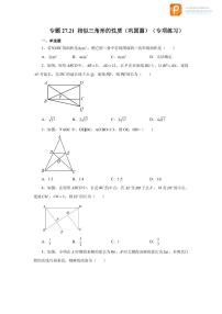 专题27.21 相似三角形的性质（巩固篇）（专项练习）-2022-2023学年九年级数学下册基础知识专项讲练（人教版）