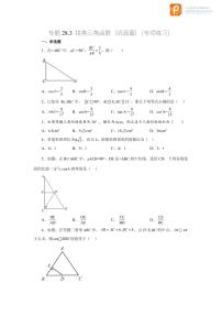 专题28.3 锐角三角函数（巩固篇）（专项练习）-2022-2023学年九年级数学下册基础知识专项讲练（人教版）