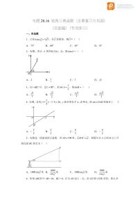 专题28.16 锐角三角函数（全章复习与巩固）（巩固篇）（专项练习）-2022-2023学年九年级数学下册基础知识专项讲练（人教版）