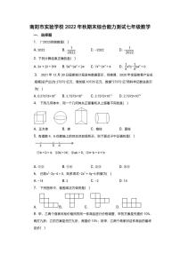 河南省南阳市实验学校2022-2023学年七年级上学期期末数学试卷