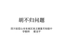 2022年中考数学复习：胡不归问题 课件