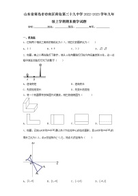 山东省青岛市市南区青岛第三十九中学2022-2023学年九年级上学期期末数学试题