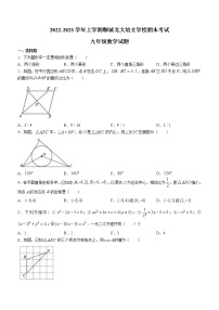 山东省聊城市经开区三校2022-2023学年九年级上学期期末考试数学试题