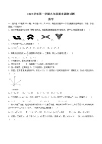 浙江省台州市温岭市2022-2023学年九年级上学期期末数学试题(含答案)