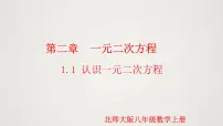 北师大版九年级上册1 认识一元二次方程教案配套课件ppt
