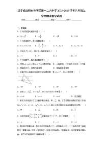 辽宁省沈阳市和平区第一二六中学2022-2023学年八年级上学期期末数学试题