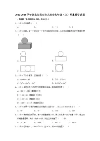 2022-2023学年湖北省黄石市大冶市七年级（上）期末数学试卷