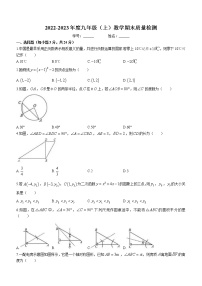 吉林省长春市南关区第十三中学校2022-2023学年九年级上学期期末数学试题(无答案)