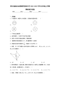 四川省南充市嘉陵区实验中学2022-2023学年九年级上学期期末数学试题