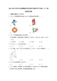 2022-2023学年山东省聊城市东昌府区沙镇中学八年级（上）期末数学试卷