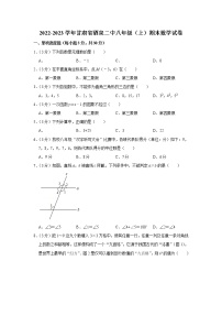 2022-2023学年甘肃省酒泉二中八年级（上）期末数学试卷