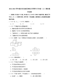 2022-2023学年重庆市北碚区西南大学附中八年级（上）期末数学试卷