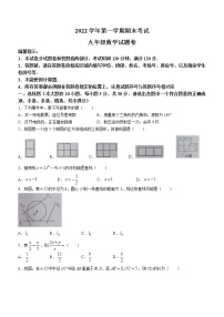 浙江省金华市金东区2022-2023学年九年级上学期期末数学试题(含答案)