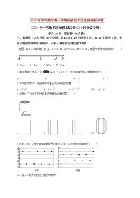 初中数学中考复习 2021年中考数学压轴模拟试卷02 （河北省专用）（原卷版）