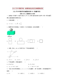 初中数学中考复习 2021年中考数学压轴模拟试卷04 （新疆专用）（原卷版）