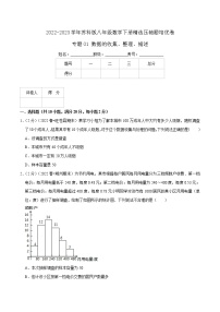 八年级数学下册压轴题培优专题01 数据的收集、整理、描述