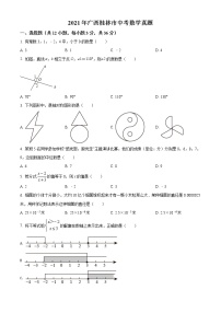 初中数学中考复习 精品解析：2021年广西桂林市中考数学真题（原卷版）