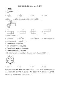 初中数学中考复习 精品解析：湖南省张家界市 2020年中考数学试题（原卷版）