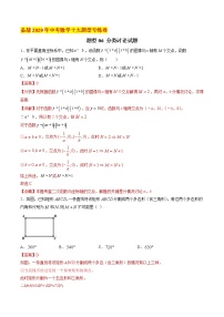 初中数学中考复习 题型06 分类讨论试题 （解析版）