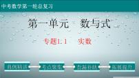 初中数学中考复习 专题1 1 实数-2022年中考数学第一轮总复习课件（全国通用）