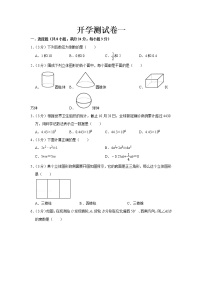 2023 华师大版数学七年级下册开学测试卷（一）