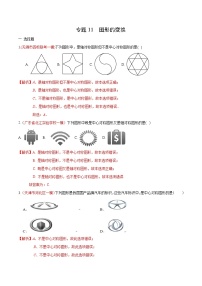 初中数学中考复习 专题11 图形的变换（解析版）