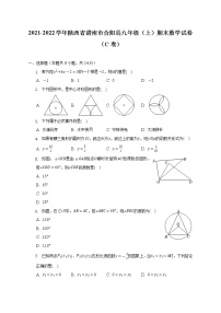 2021-2022学年陕西省渭南市合阳县九年级（上）期末数学试卷（C卷）（含解析）