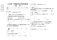 2022-2023学年度第一学期吉林省大安市期末统考 八年数学试卷（含答案解析）