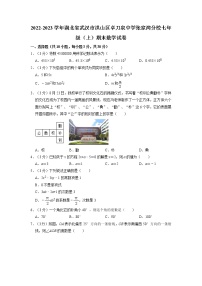 湖北省武汉市洪山区卓刀泉中学张家湾分校2022-2023学年七年级上学期期末数学试卷（有答案）