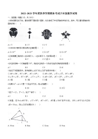 湖北省荆门市沙洋县2022-2023学年八年级上学期期末考试数学试题(含答案)