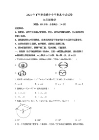 湖南省长沙市望城区2022届九年级上学期期末考试数学试卷(含答案)