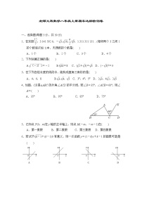 北师大版数学八年级上册期末达标检测卷