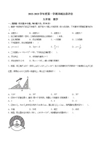 广东省江门市鹤山市2022-2023学年九年级上学期期末数学试卷(含答案)