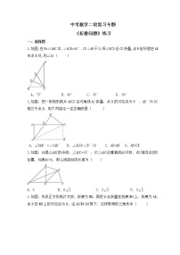 中考数学二轮复习专题《折叠问题》练习(含答案)