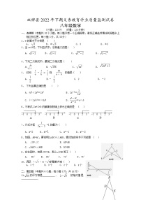 湖南省永州市双牌县2022-2023学年八年级上学期期末质量监测数学试题