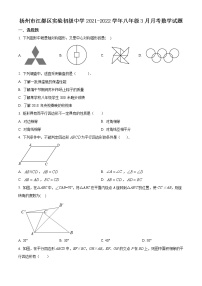 扬州市江都区实验初级中学2021-2022学年八年级3月月考数学试题（含解析）