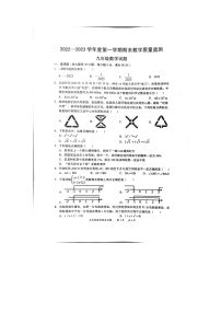 广东省惠州市惠阳区2022-2023学年九年级上学期期末教学质量检测数学试题