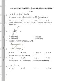 2022-2023学年江苏省苏州市七年级下册数学期中专项突破模拟（AB卷）含解析