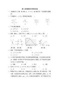 北师大版数学七年级下册期中测试卷